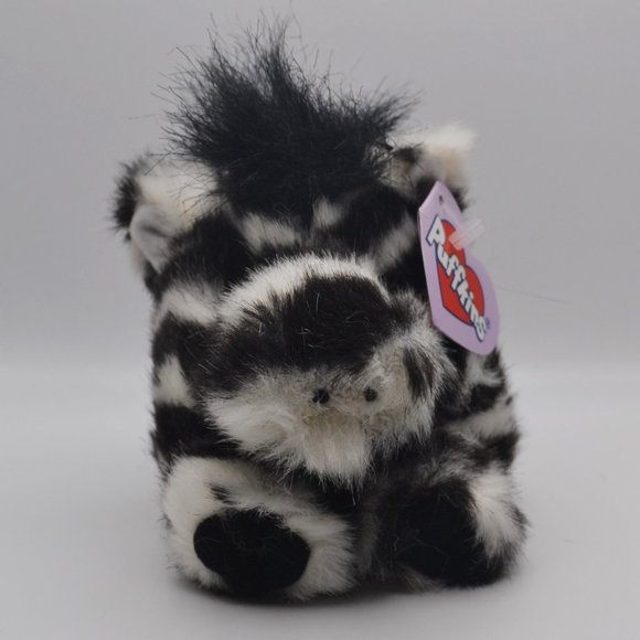 Zack the Zebra Puffkins by Swibco Style 6640 Bean Bag Plush - Picture 1 of 8